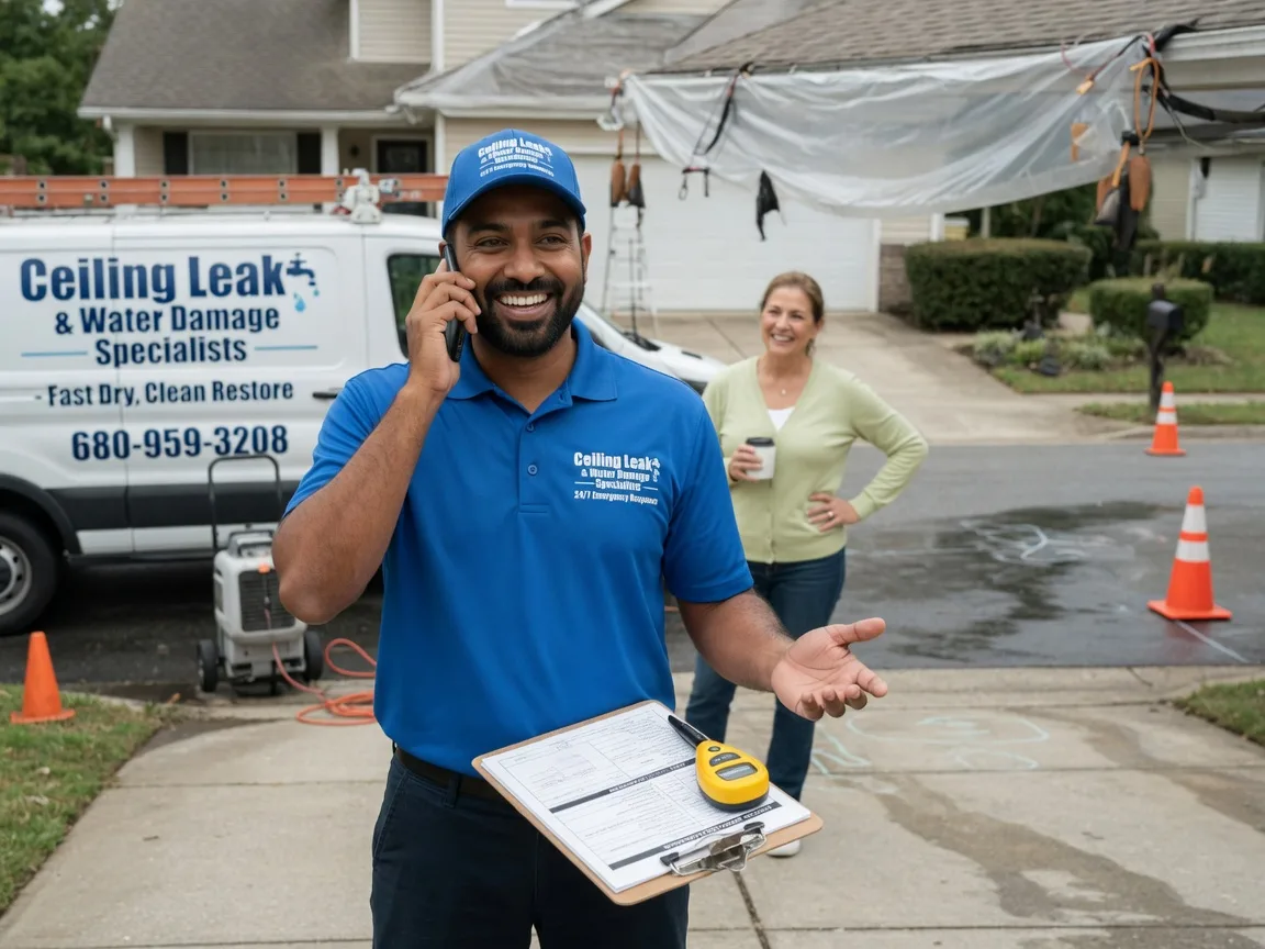 Ceiling Leak Cleanup Lake Linden, MI FAQs